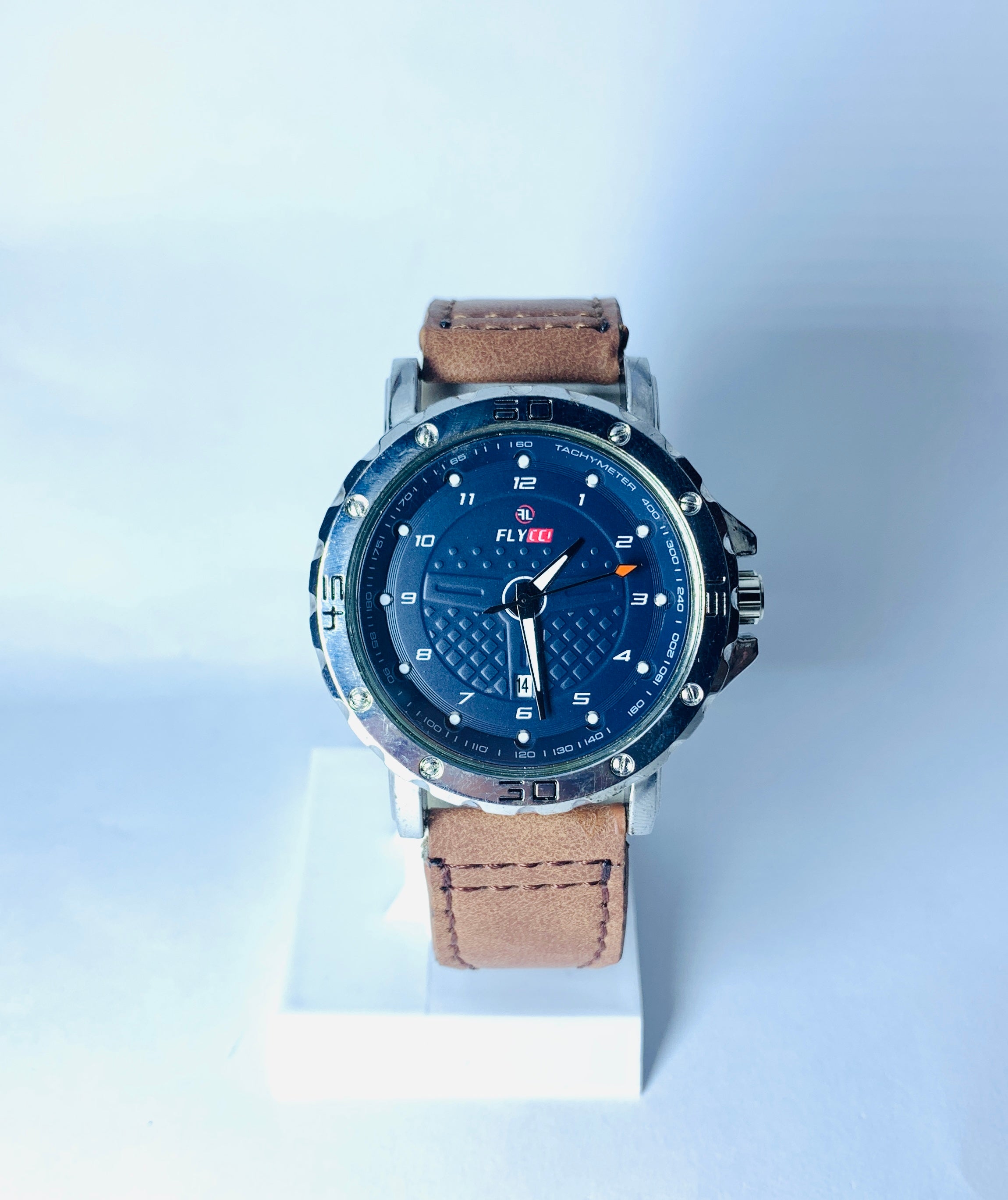 Navi Force NF9122 Blue Analog Anchor Printed Dial Men's Watch - TIME GHAR